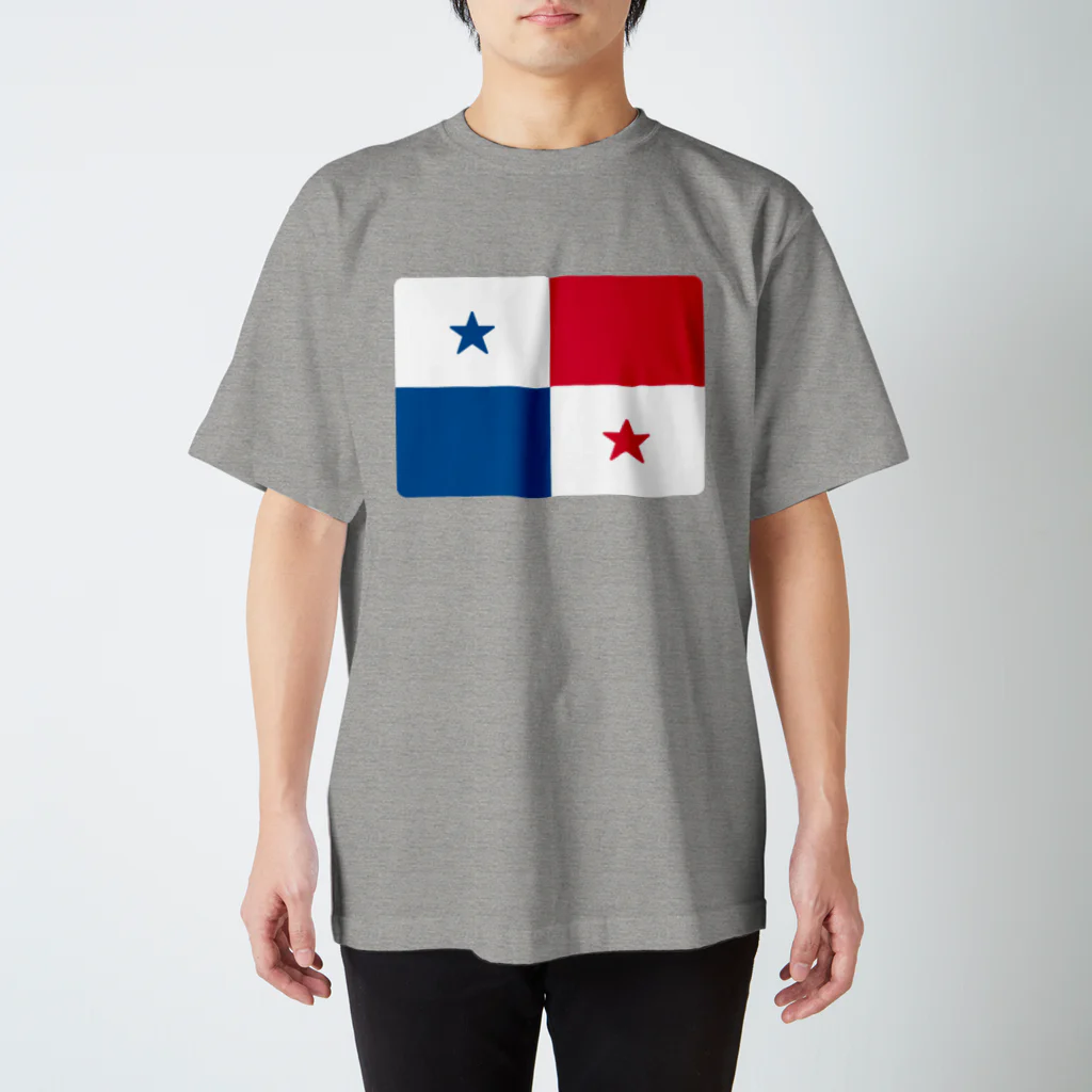 お絵かき屋さんのパナマの国旗 スタンダードTシャツ