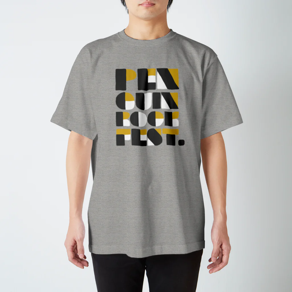 Icchy ぺものづくりのペンギンロックフェス Penguin font Regular Fit T-Shirt