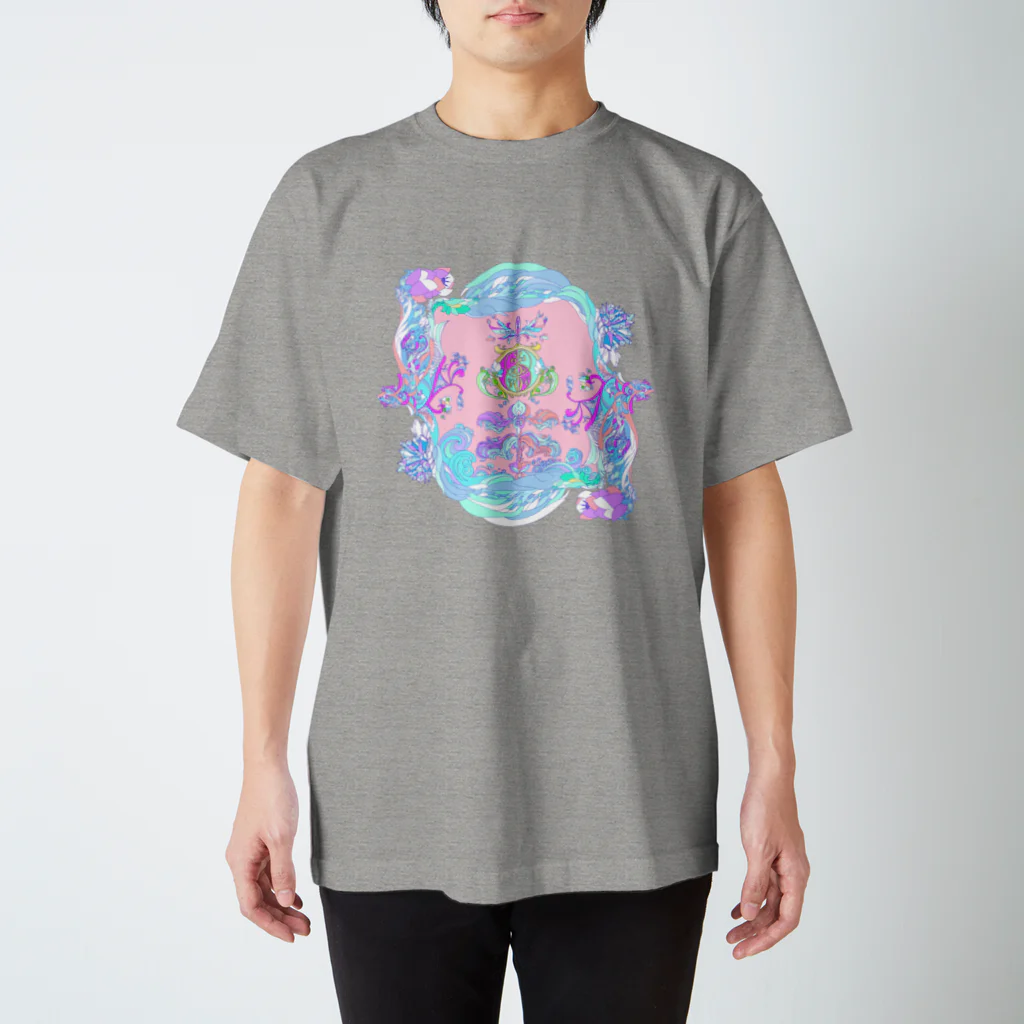 ARCANUMのARCANUM「Chalice Well / Vesica Piscis」 Regular Fit T-Shirt