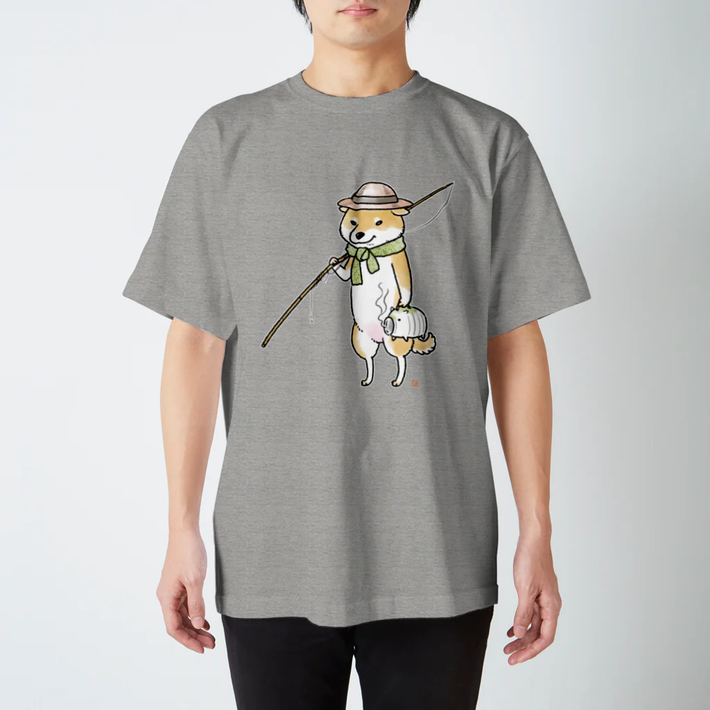 真希ナルセ（マキナル）の釣り柴 スタンダードTシャツ