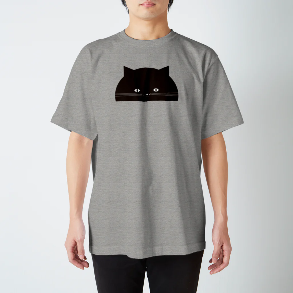 Arts&Crafts Muuののぞき見ねこ スタンダードTシャツ