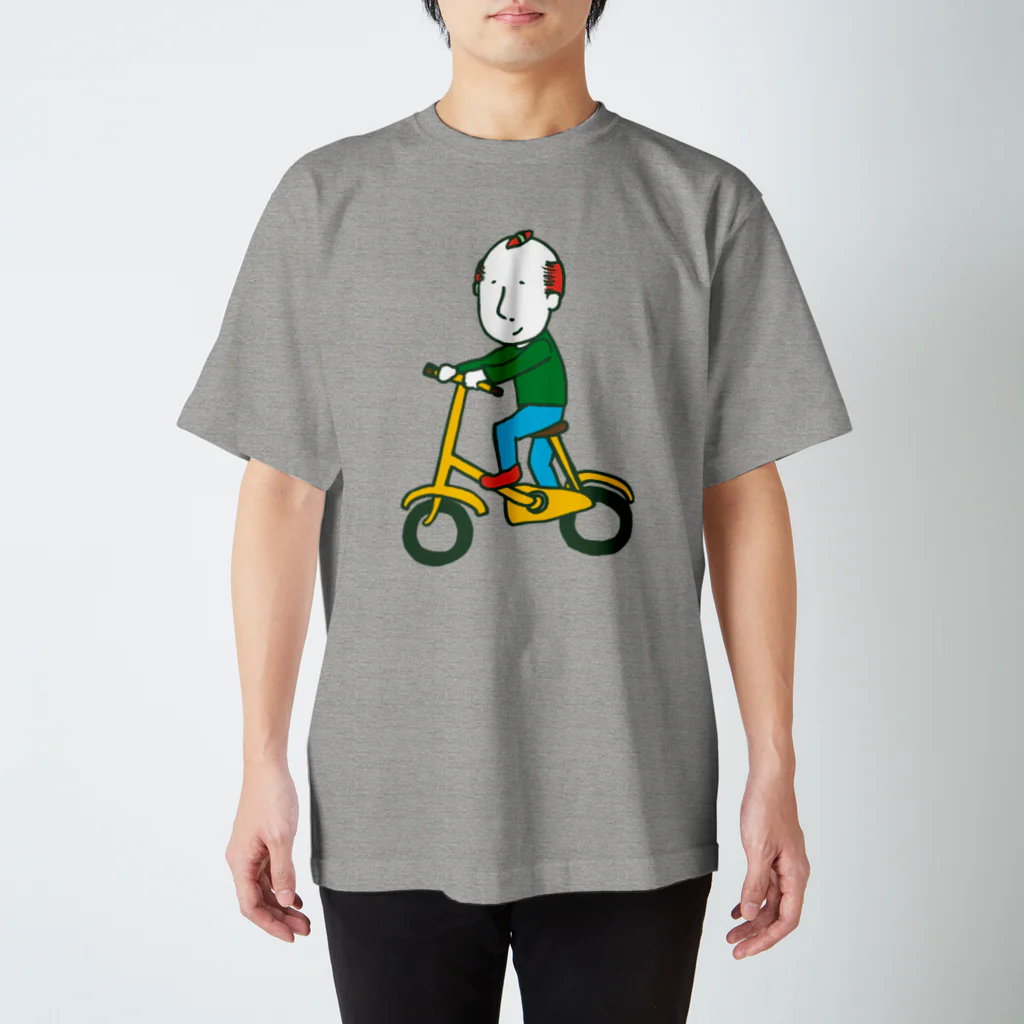 Oedo CollectionのBicycle Boy／濃色Tシャツ スタンダードTシャツ