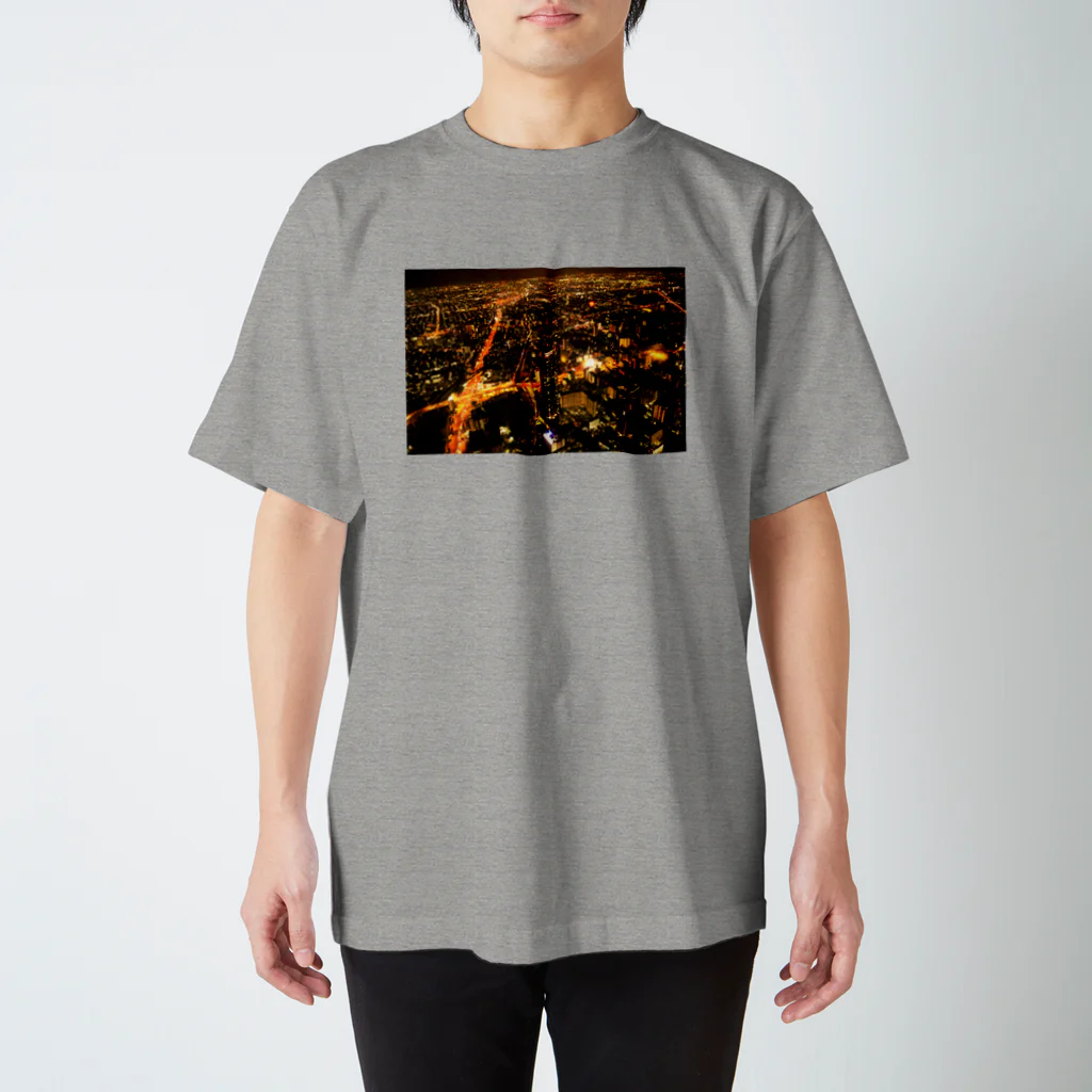 namonaki_hituziの街の夜景 スタンダードTシャツ