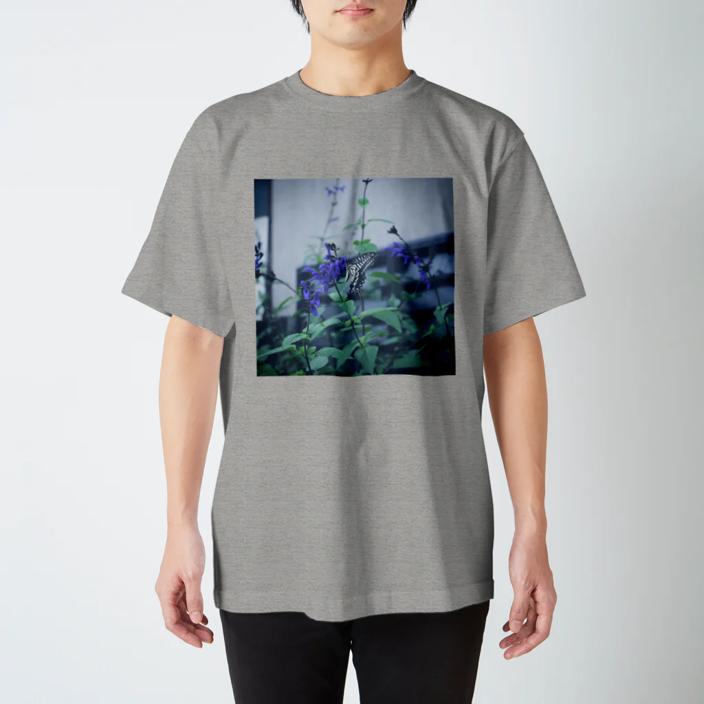 ナツカエキゾティカの花と蝶 スタンダードTシャツ