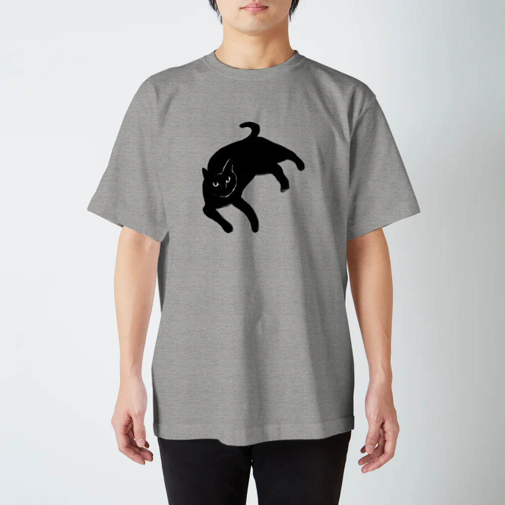 キムラトモミの黒猫さん Regular Fit T-Shirt