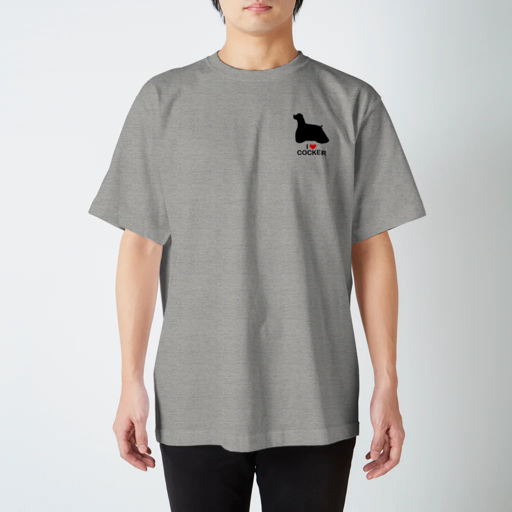 コッカースパニエルと仲間たちのお店のI LOVE COCKER Regular Fit T-Shirt