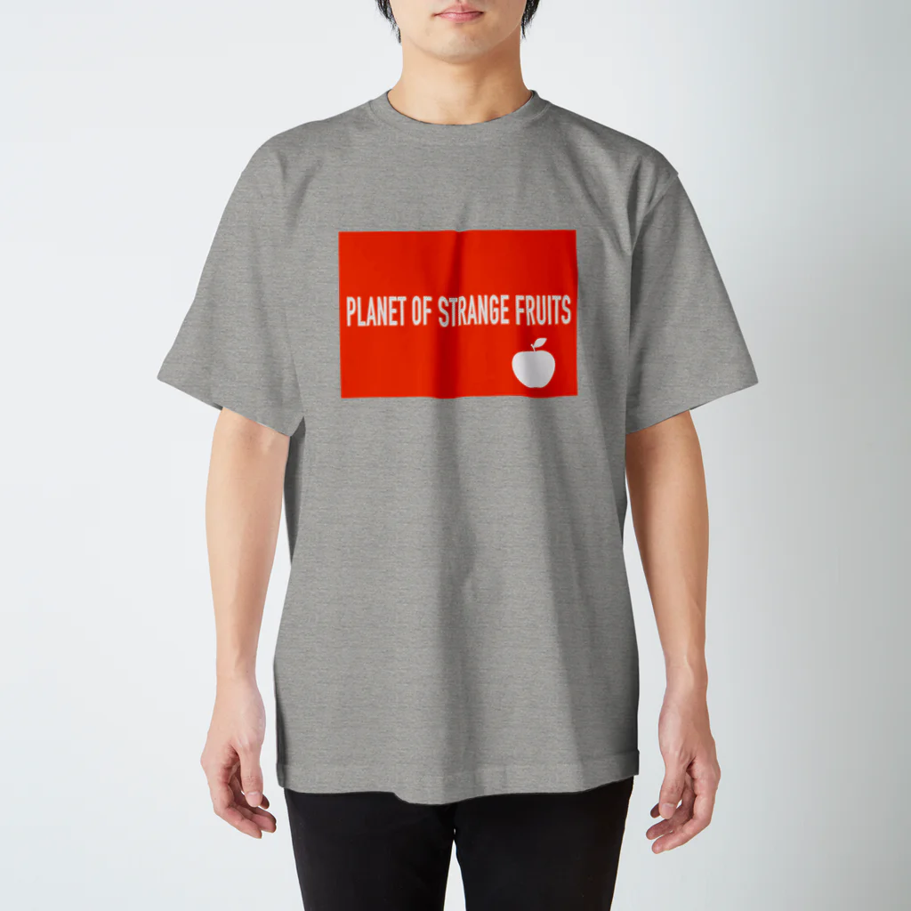 Bye-bye OrdinaryのPlanet of strange fruits ロゴ２ スタンダードTシャツ