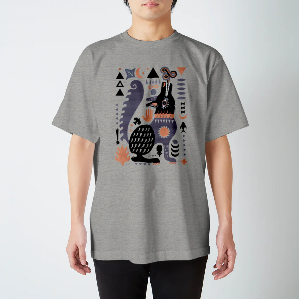 riya のBLACK WOLF スタンダードTシャツ