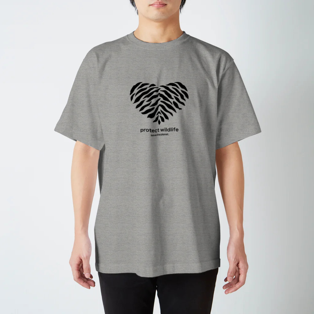 monocraftのアニマルプリント♡シマウマ Regular Fit T-Shirt