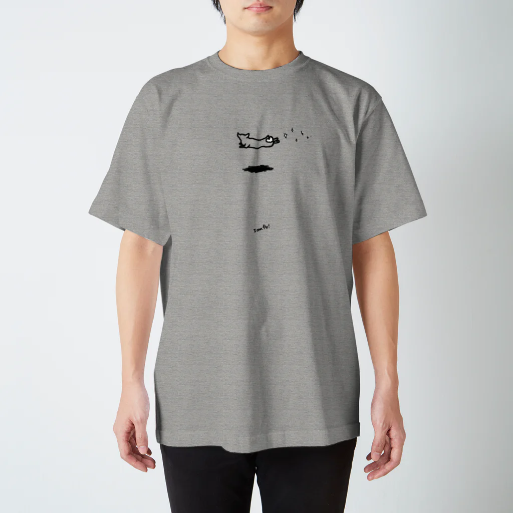TAKOSUKEののびるコーギーTシャツ Regular Fit T-Shirt