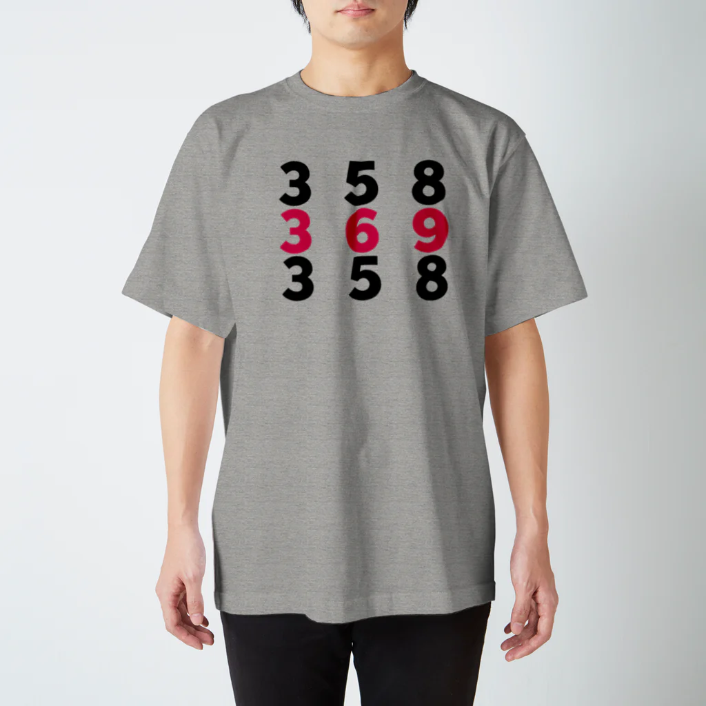 OtsuCHEEのエンジェルナンバー　358 369 スタンダードTシャツ