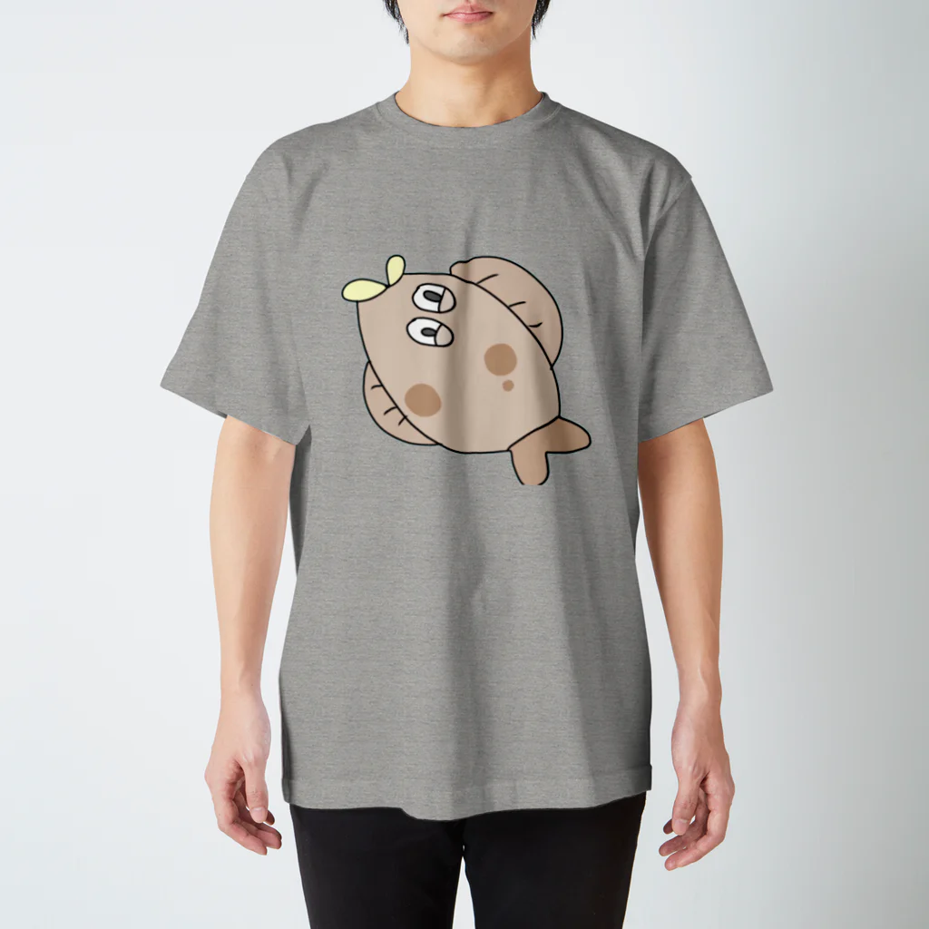 ひらめ【討伐隊】のひらめくん🐟 スタンダードTシャツ