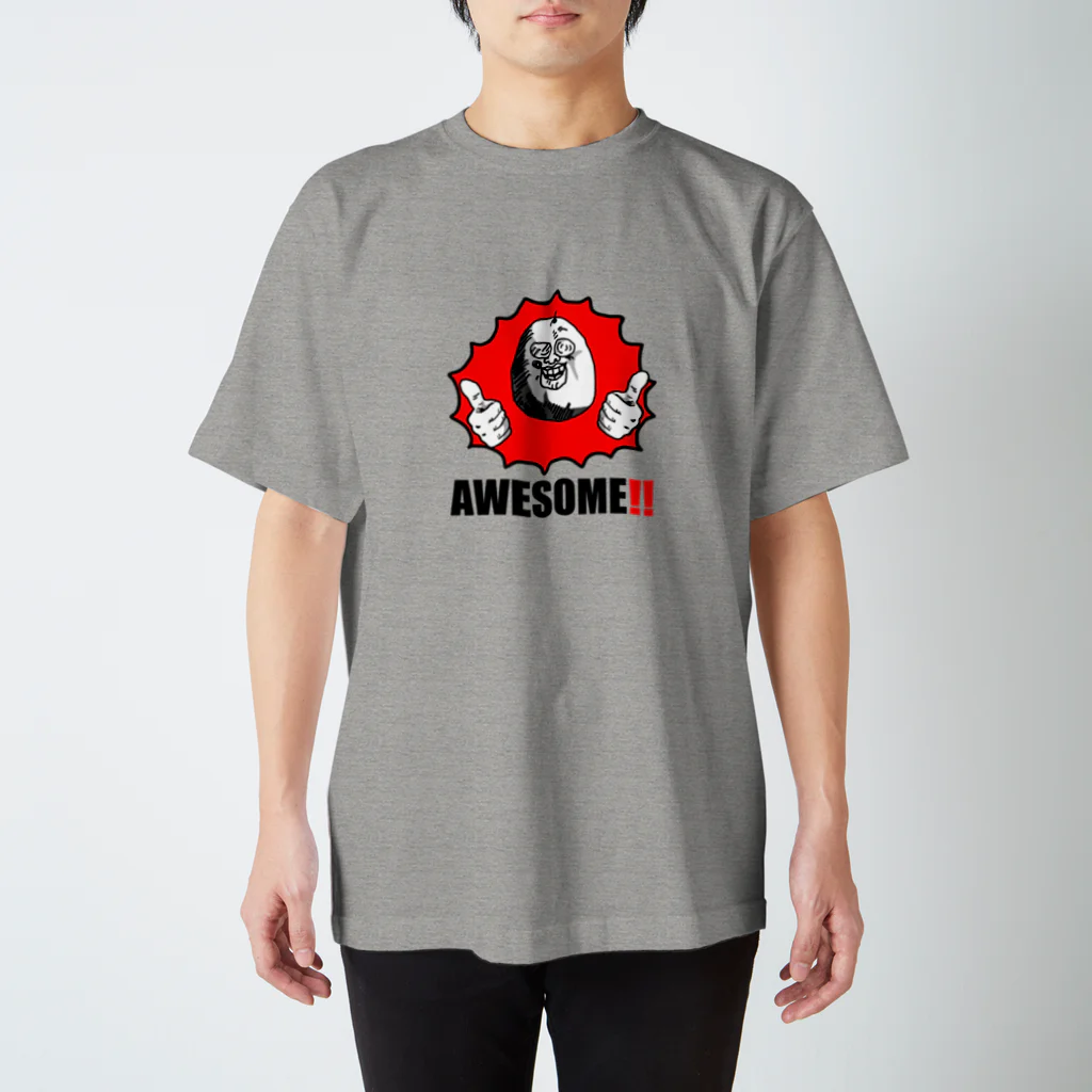 騒音の神様。足音は元気の証明のAWESOME!! スタンダードTシャツ