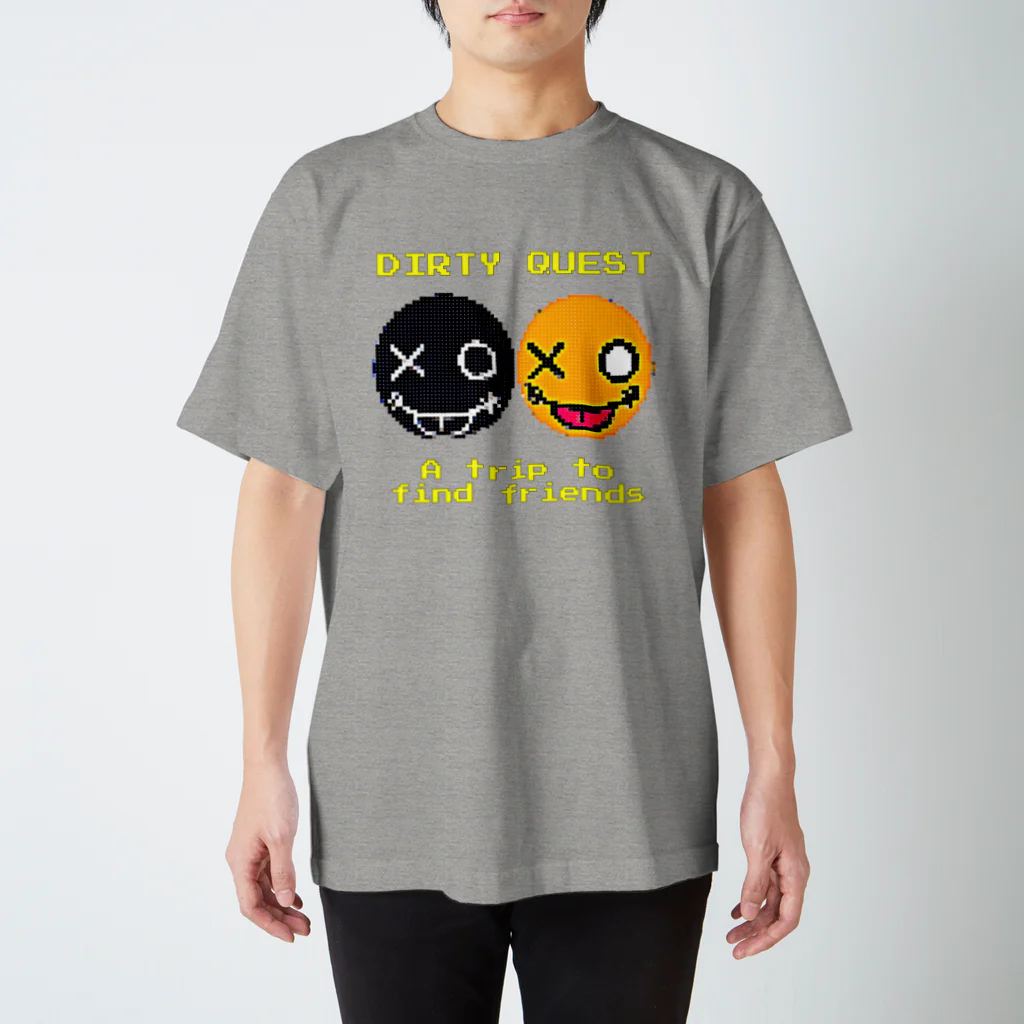 DIRTY FRIENDSのドット絵風 スタンダードTシャツ