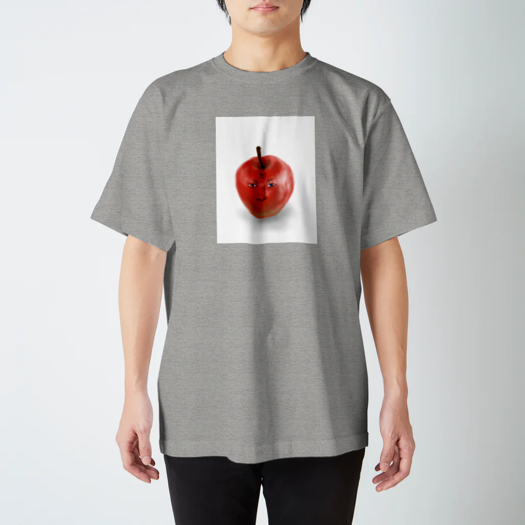 yuccoloの知識の実・りんごさん Regular Fit T-Shirt