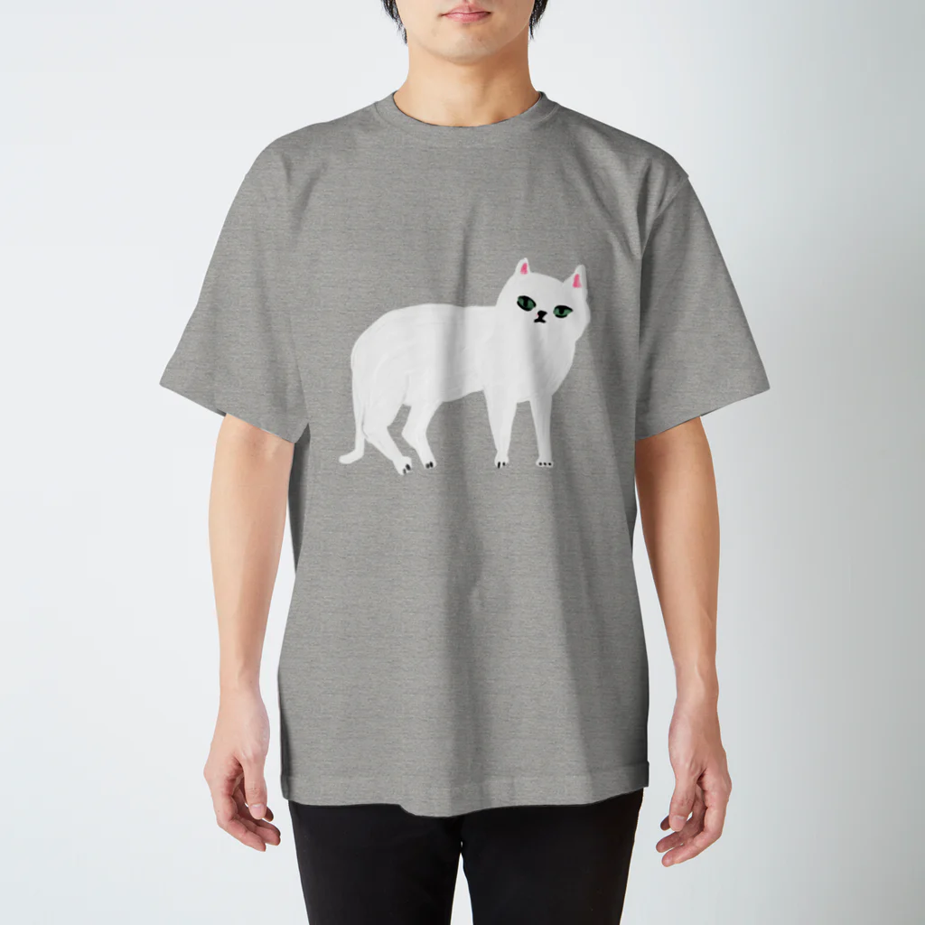 アコルのしろねこ Regular Fit T-Shirt