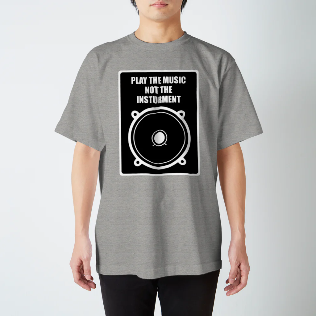 musicteeのミュージック、スピーカー スタンダードTシャツ