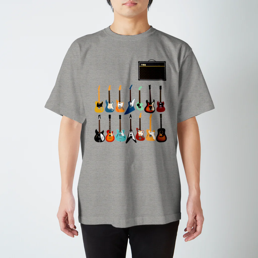 MOCOPOCOのギターとアンプ Regular Fit T-Shirt