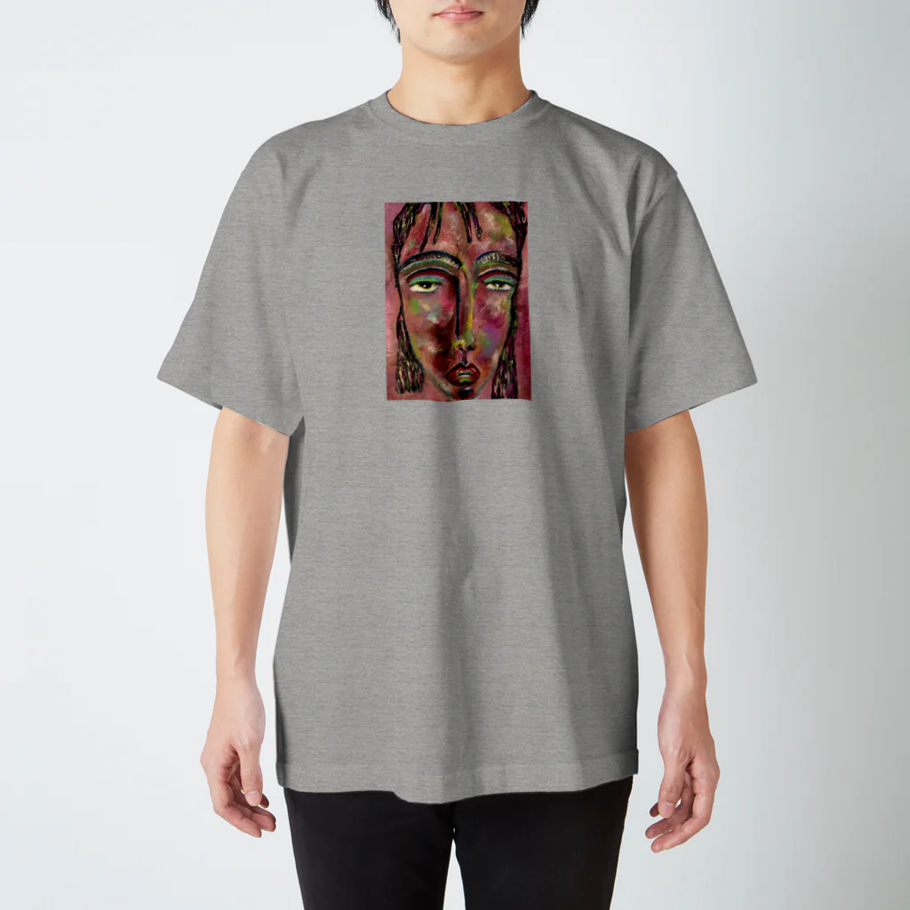 kentaのpink face スタンダードTシャツ