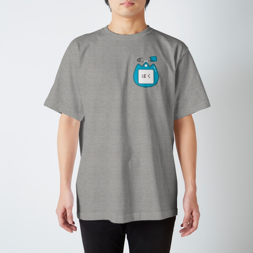 イラスト MONYAAT のCT129 幼稚園バッチ・名札D*ぼく Regular Fit T-Shirt