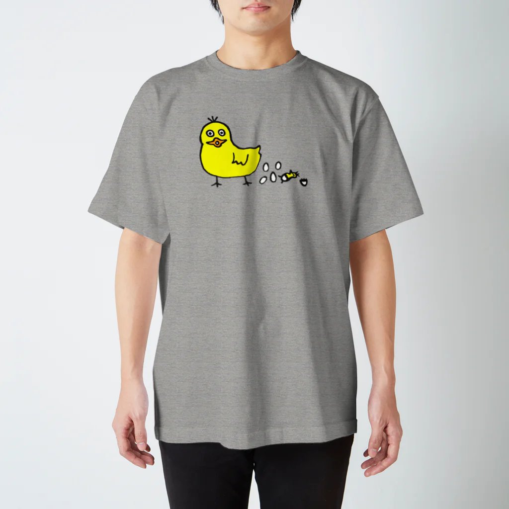 Aichasoのアヒルの出産 スタンダードTシャツ