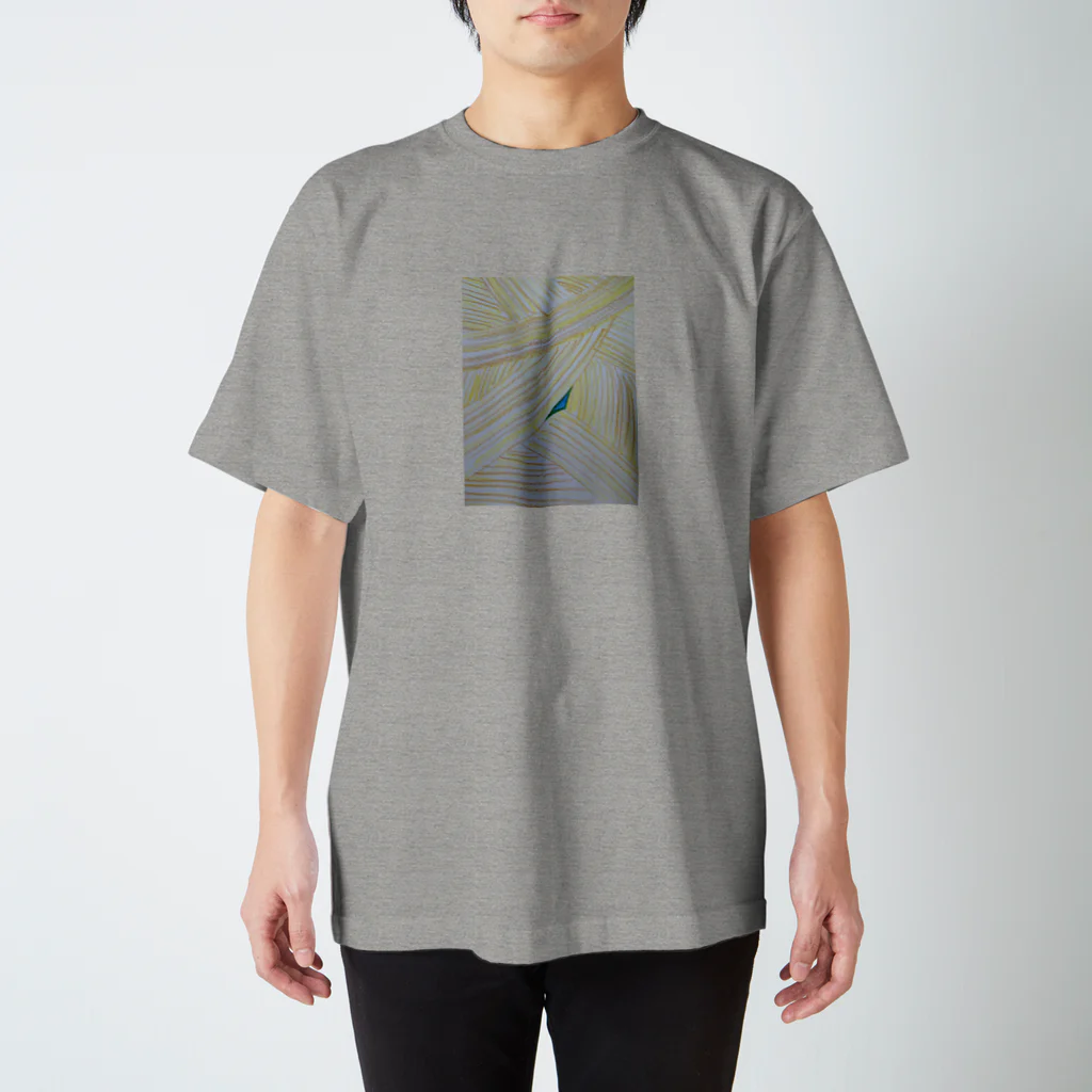 a--- kuのオアシス(グレー) Regular Fit T-Shirt