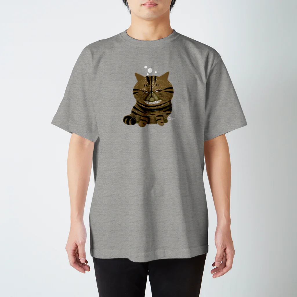 多分ねこのねこの寝落ち(エキゾ) スタンダードTシャツ