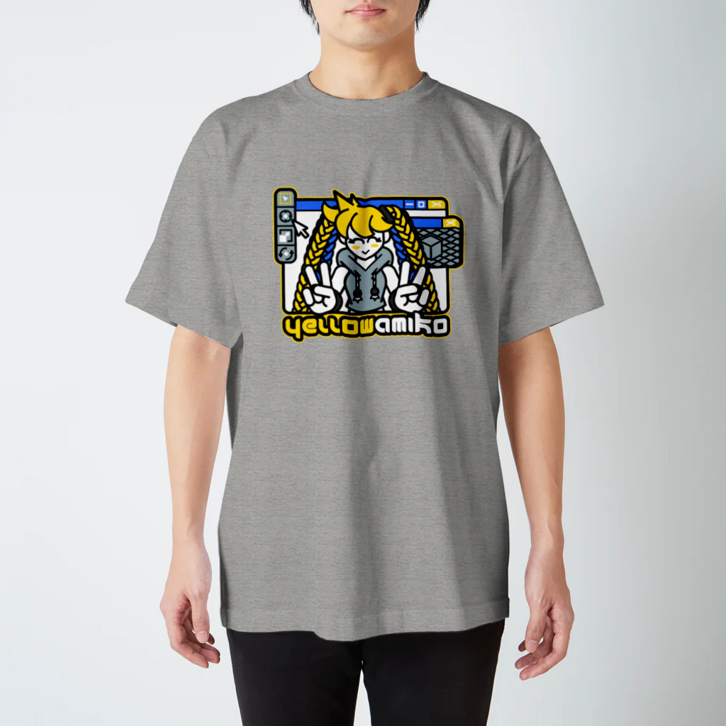 yellowAMIKO / studio gorillaSTARのAMIKO 3DCG【RickyWillデザイン】 スタンダードTシャツ