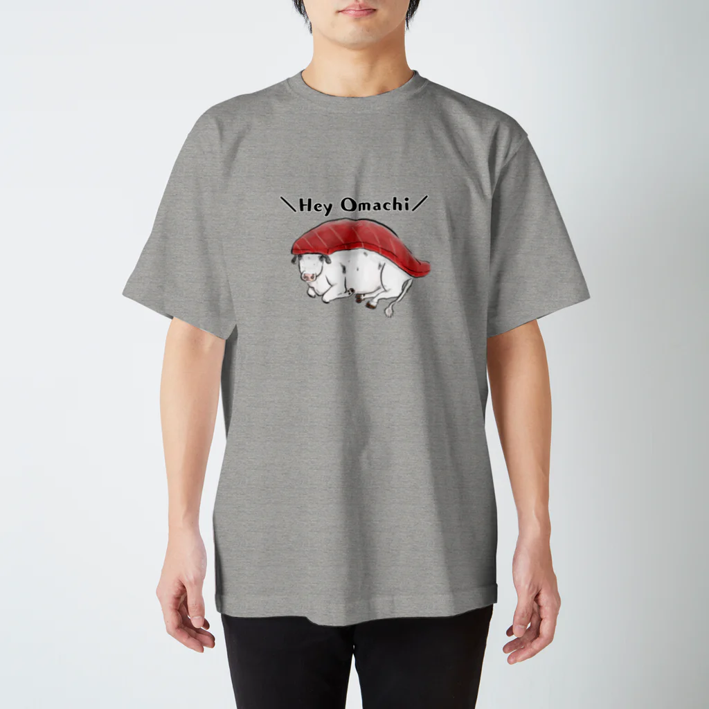 PoccaBocca–すかまるのおみせ–のSushiUshi Regular Fit T-Shirt