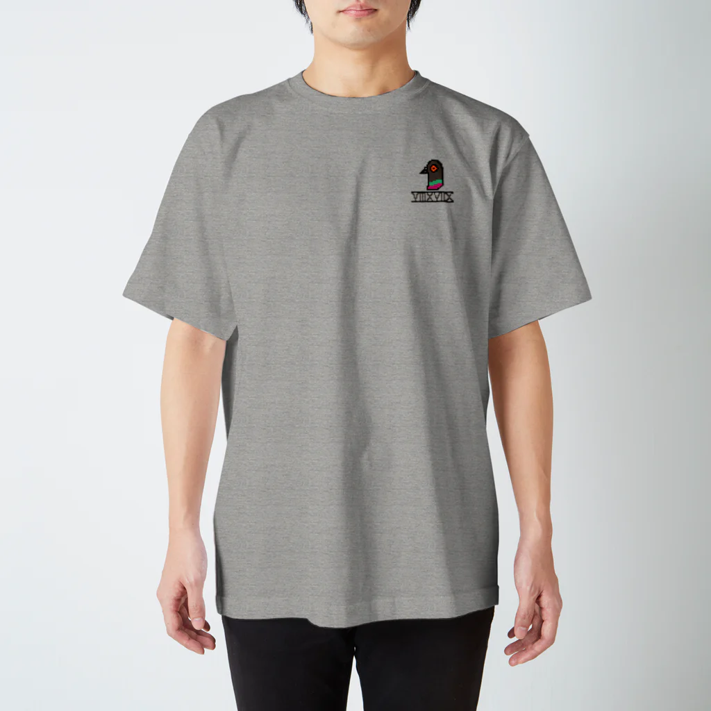 HATOROKUのHATOROKU公式ロゴ スタンダードTシャツ
