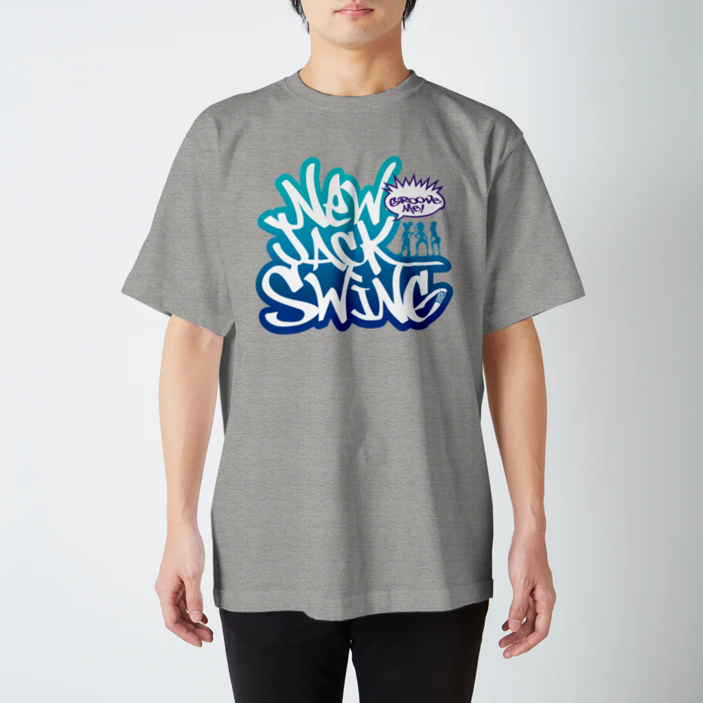 FOXY COLORSのNew Jack Swing blue  Regular Fit T-Shirt