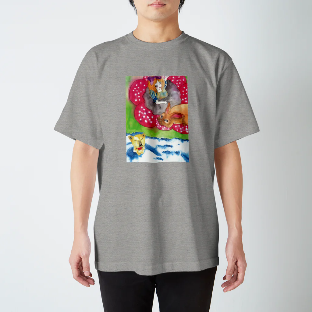 しのしの本舗のラフレシア　ゴーゴー スタンダードTシャツ