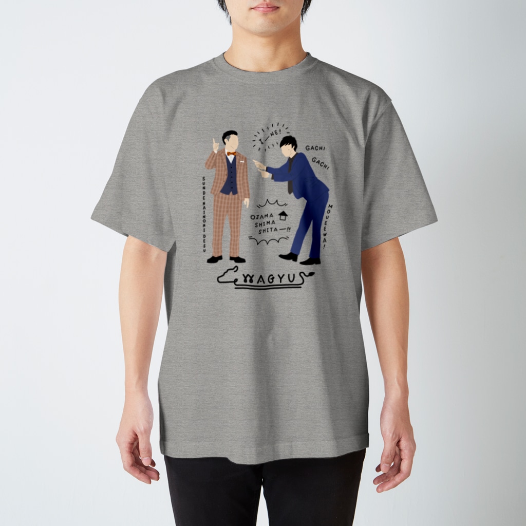 よしもと芸人オフィシャルショップのzakkaYOSHIMOTO 和牛 Regular Fit T-Shirt
