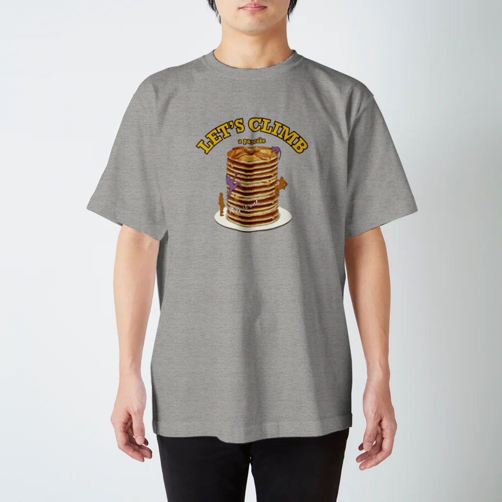 HIGEQLOのClimbing pancake スタンダードTシャツ