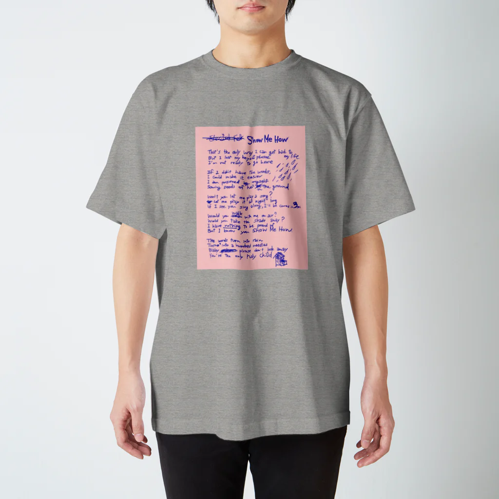 HAPPY OTAKU MARKETのLyrics! Show Me How Regular Fit T-Shirt