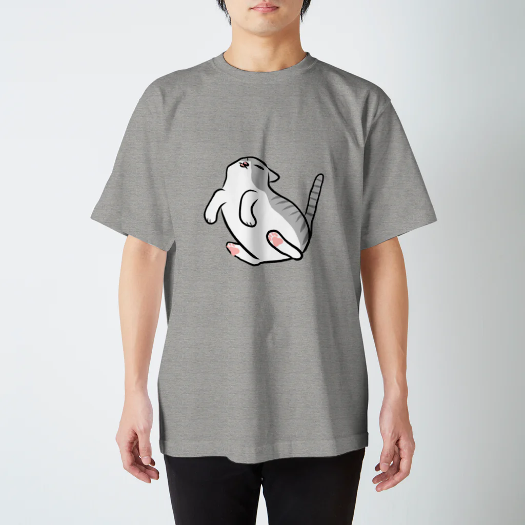 KinakoPinoのめんどくさいねこ スタンダードTシャツ