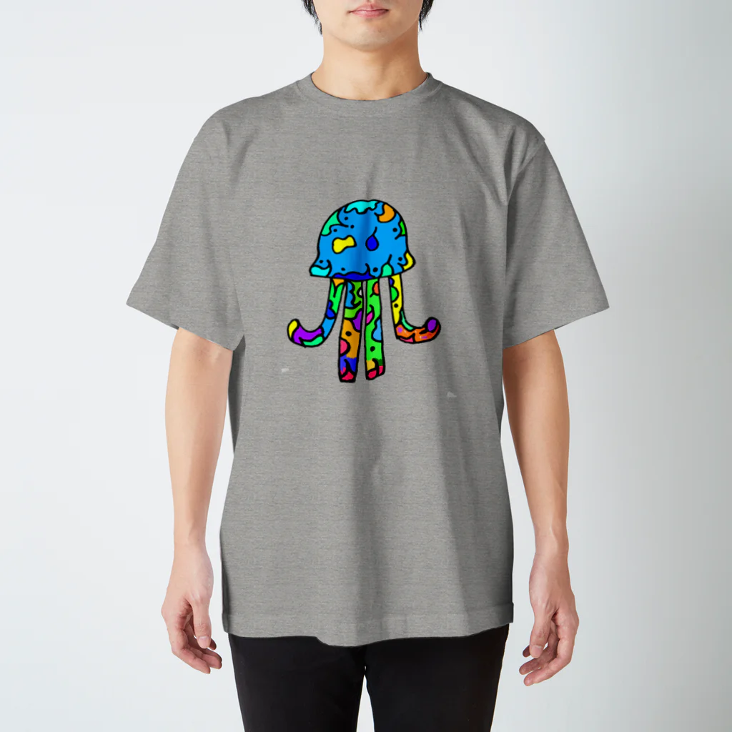 TARORIMOのしあわせクラゲ Regular Fit T-Shirt