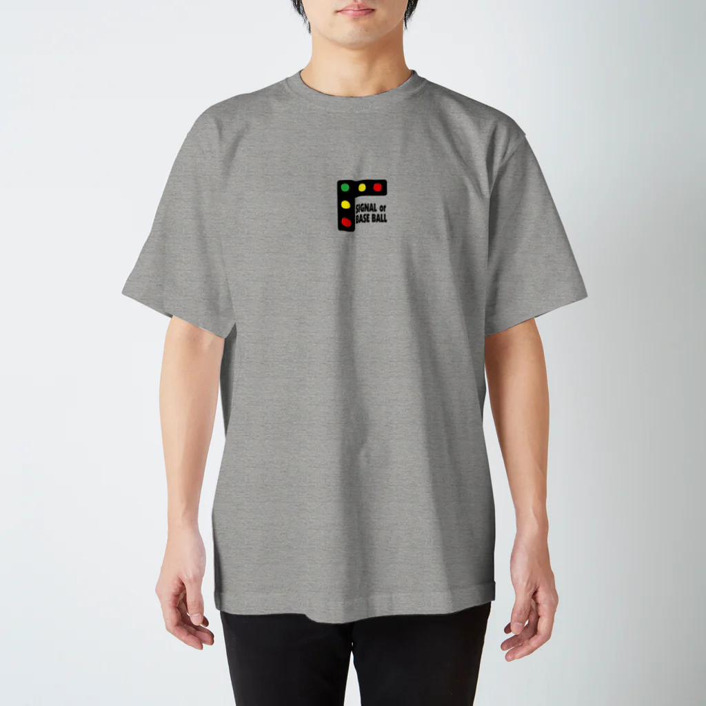 ウトカデザインヲークスの信号機？それとも野球？ スタンダードTシャツ