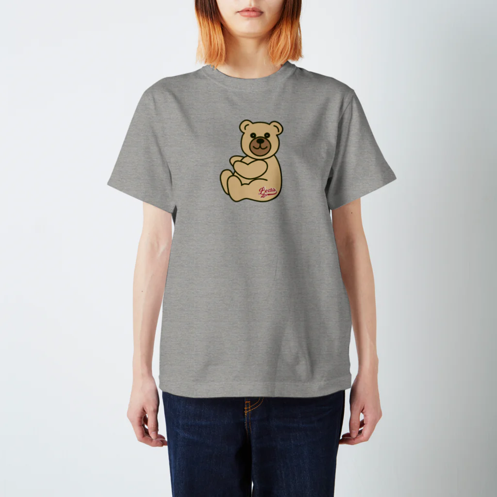 BEARGUNDYの熊太くん スタンダードTシャツ