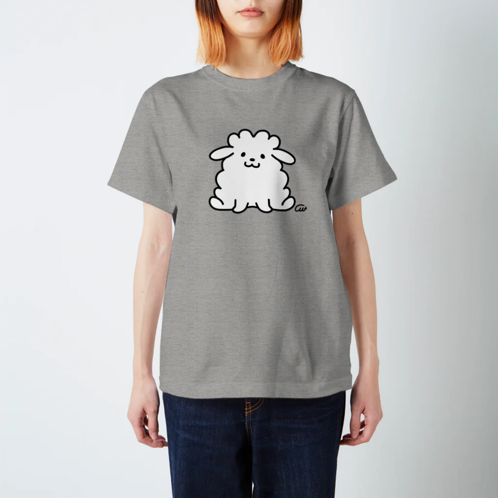 イラスト MONYAAT のかいきゃくわんこ スタンダードTシャツ