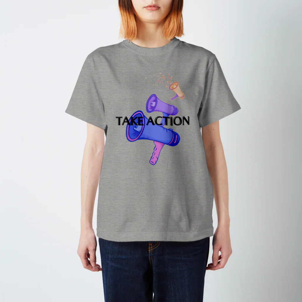ra:commのTAKE ACTION スタンダードTシャツ