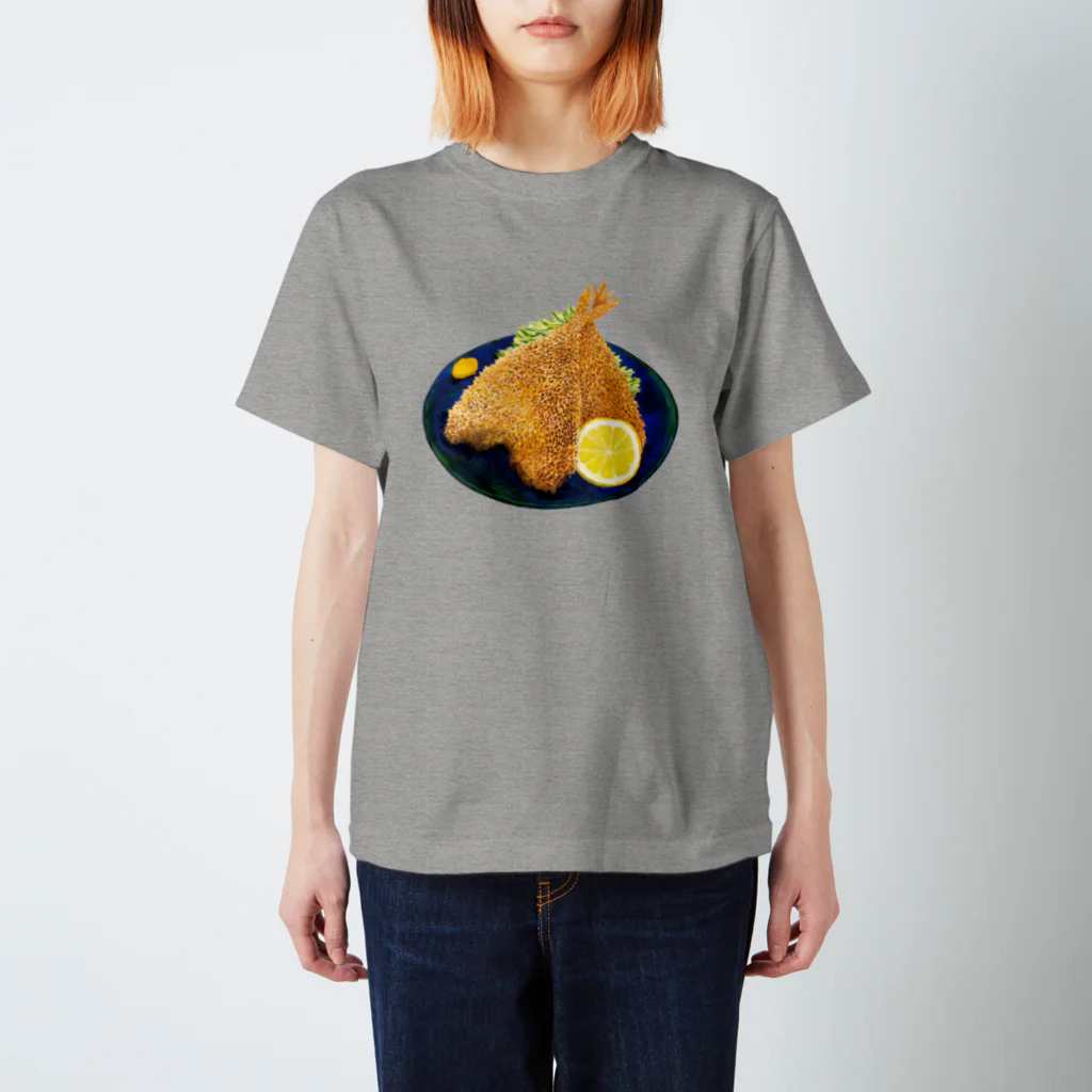 Miho MATSUNO online storeのCrispy fried horse mackerel スタンダードTシャツ