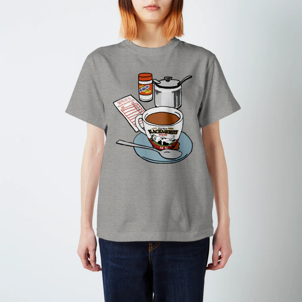 小野寺 光子 (Mitsuko Onodera)の黑白貓の貓咪冰室 Regular Fit T-Shirt