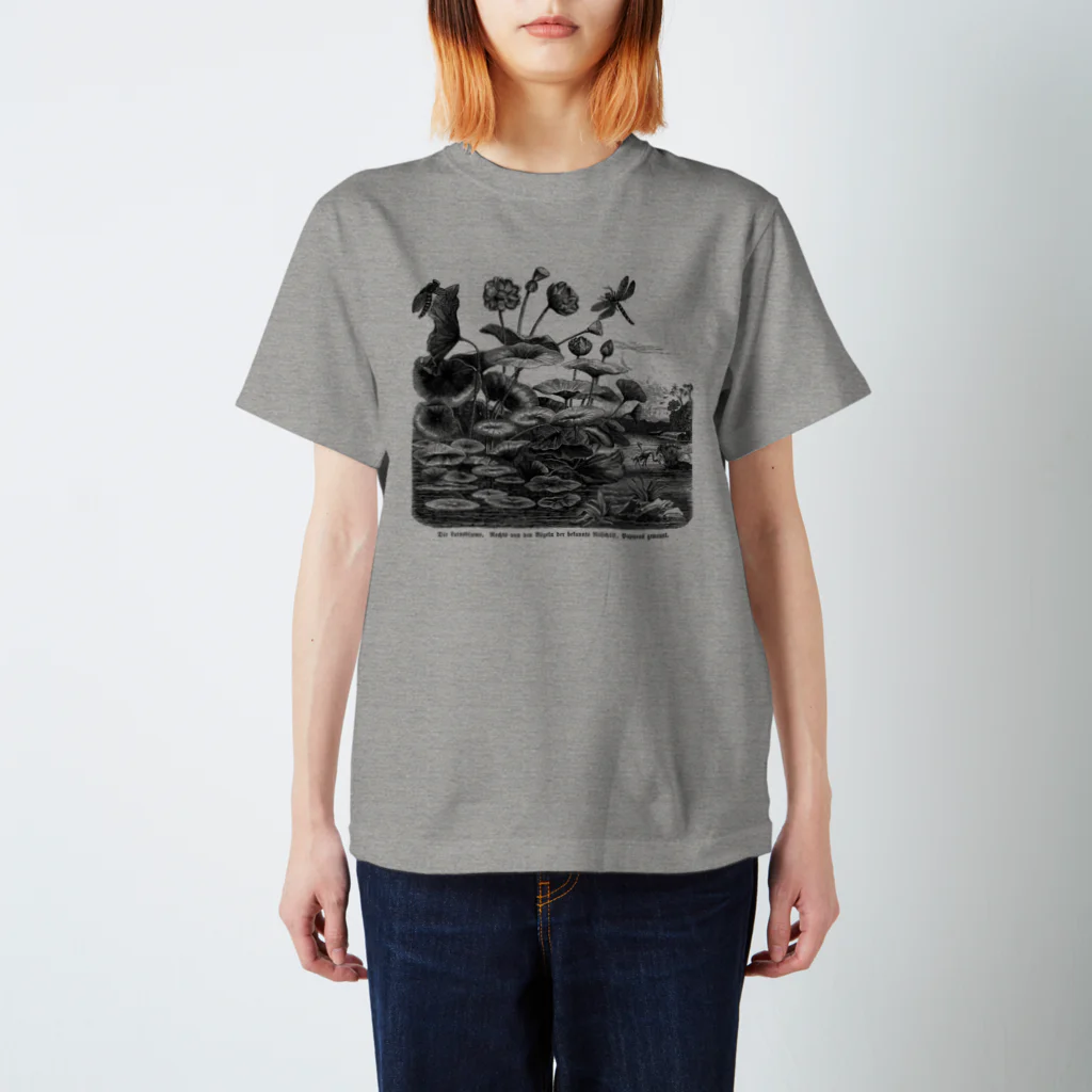 博物雑貨 金烏の蓮の花 - The British Library Regular Fit T-Shirt