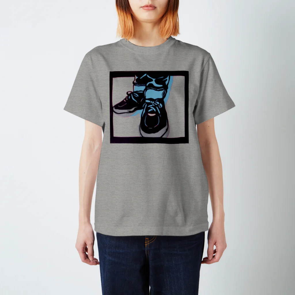 切り絵草太のsneaker(Man) スタンダードTシャツ