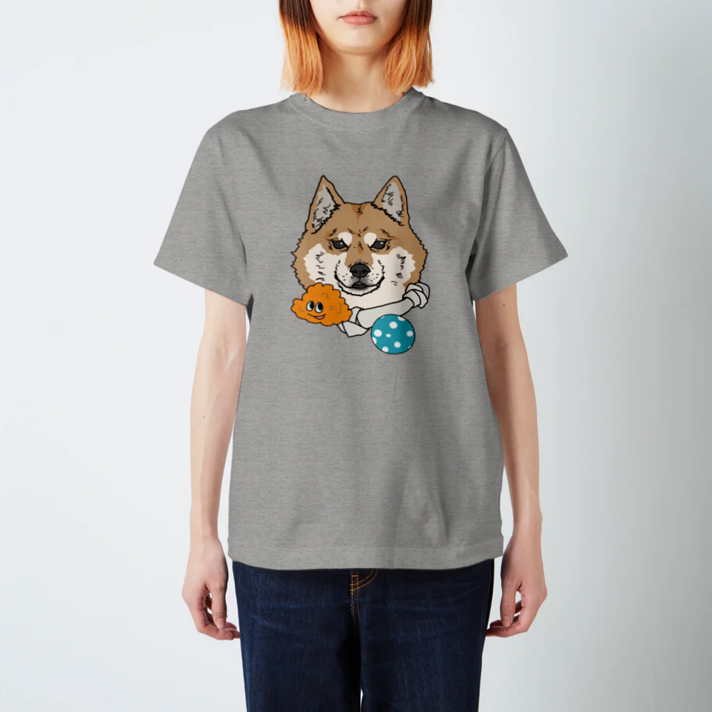 ヤマノナガメの犬と宝物 スタンダードTシャツ