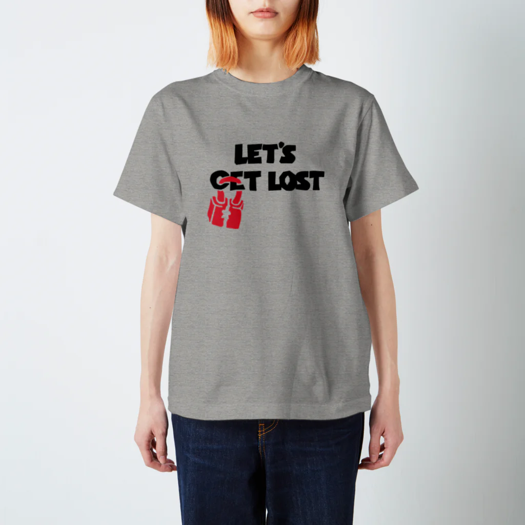 R.MuttのLet's Get Lost スタンダードTシャツ