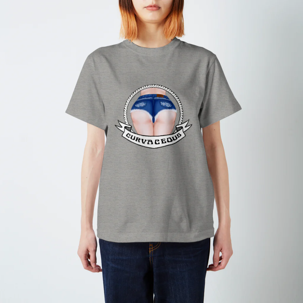 曲線美アートグッズショップの曲線美グッズ Regular Fit T-Shirt