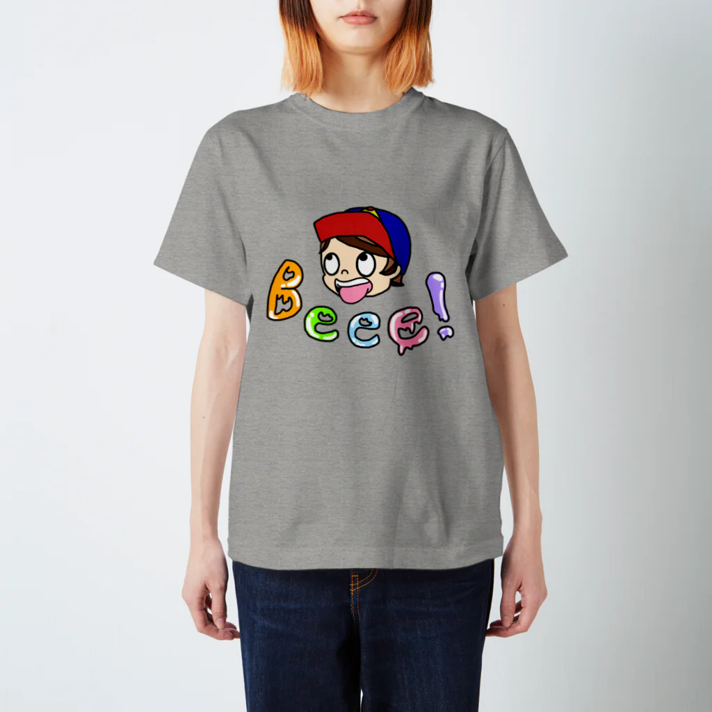 抹茶グリーンのBeee! スタンダードTシャツ