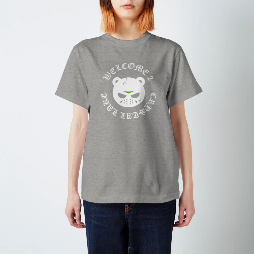 MANORI WORKSのスプラッターベアcrystal lake Regular Fit T-Shirt